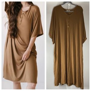Dwell + Slumber XL/XXL Lounge Dress Pockets Maternity/Nursing Friendly